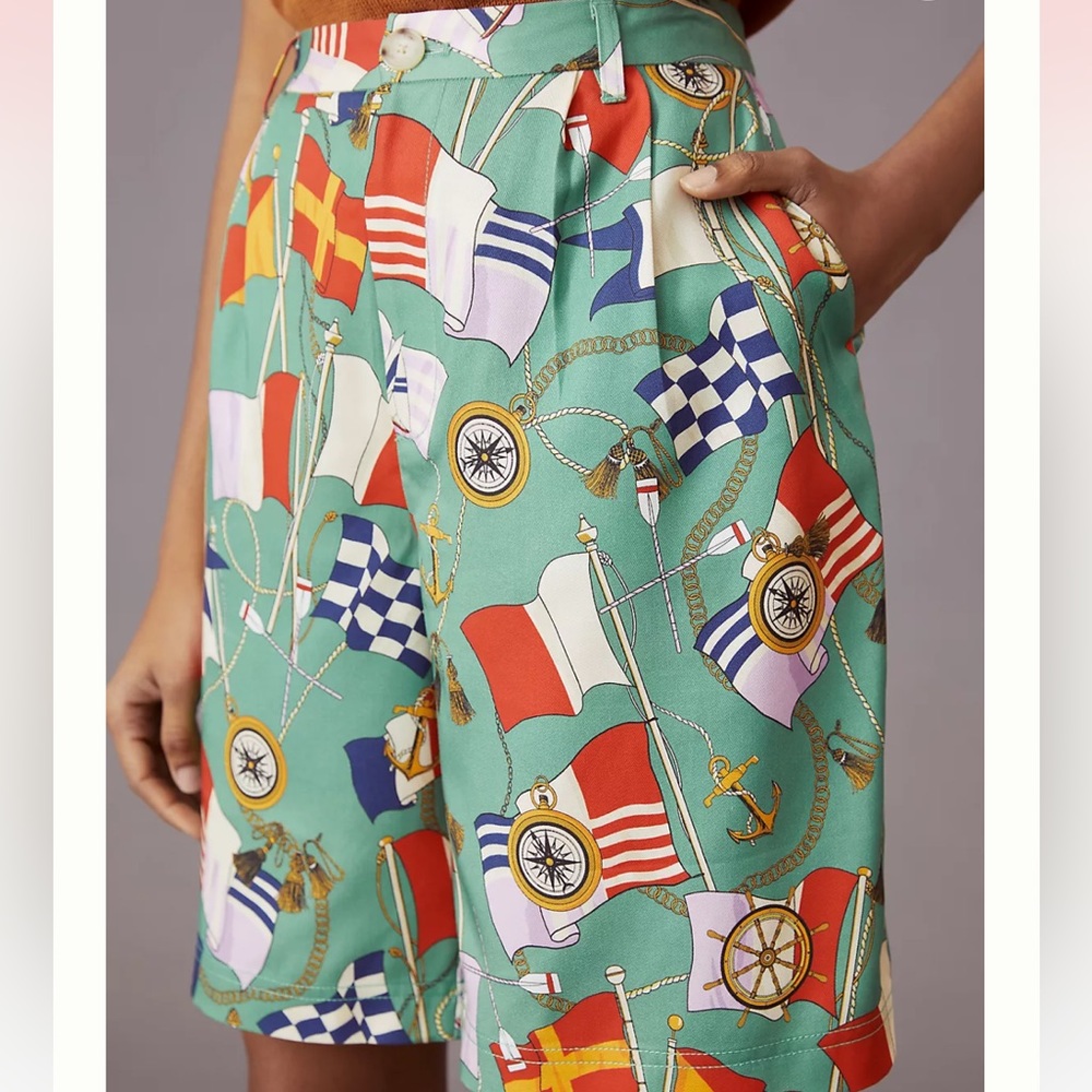 NWT: Anthropologie “Maeve Bermuda Shorts”